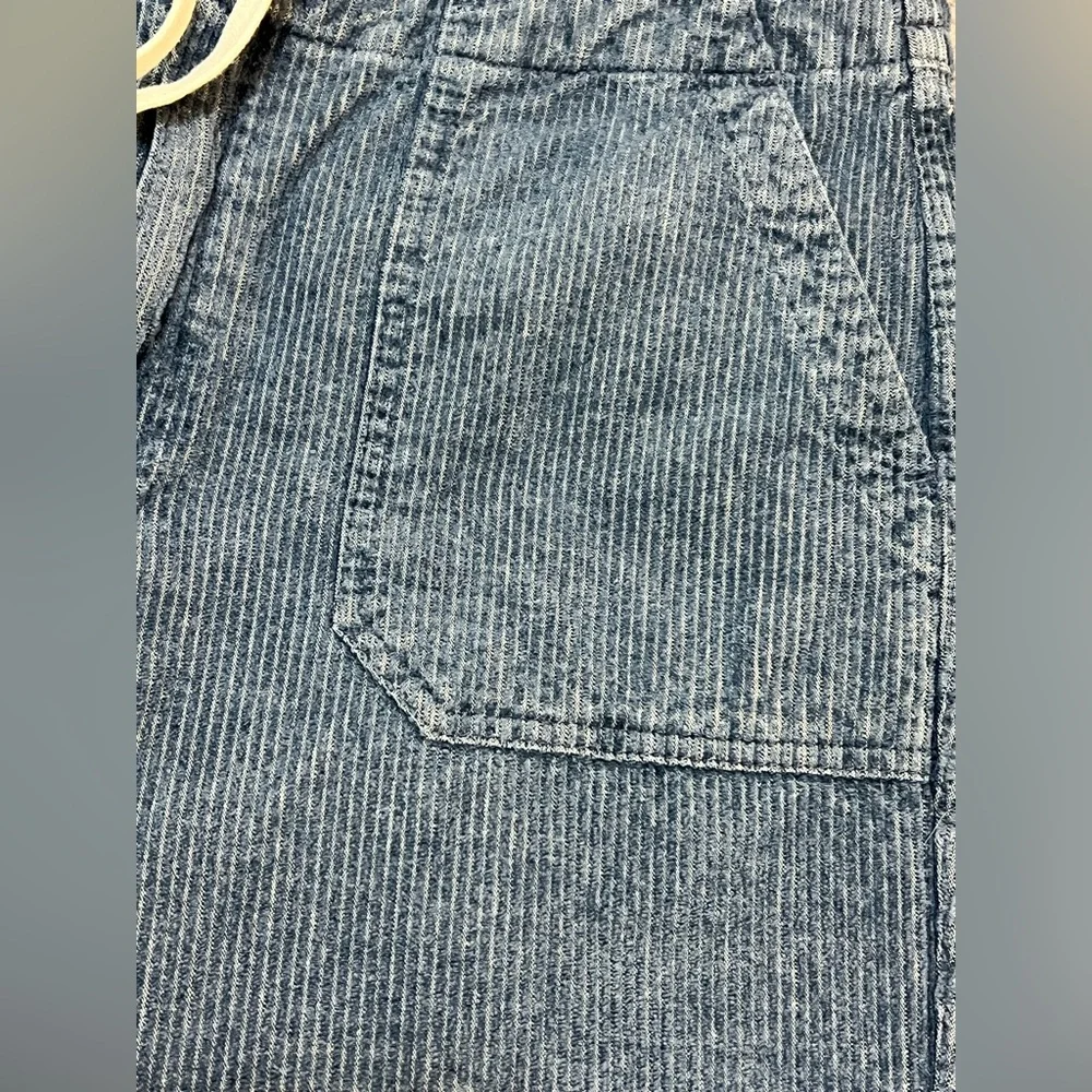 J. Crew Tie-Waist Camp Pant in Indigo Corduroy Size Large - Picture 11 of 11